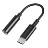 Choetech AUX003 USB-C / DC 3,5 mm audio adaptér - čierny