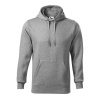 MALFINI Mikina Cape 413, pánská MAL-4131217 2XL Melír šedá tmavá