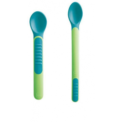 Mam Lyžičky Feeding Spoons & Cover 6 m+ 2 ks Zelená