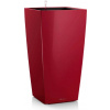 Lechuza Kvetináč CUBICO Premium 40 - scarlet red high gloss