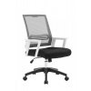 Kancelárska stolička DURANGO - sieťovina, šedá / biela
