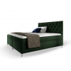Wilsondo Čalúnená boxspring posteľ Guliette s matracom 120x200 - zelená