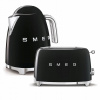 Nastavte kanvicu + hriankovač Smeg Retro Black (Nastavte kanvicu + hriankovač Smeg Retro Black)