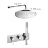 Alpi Blue - Sprchový systém pod omietku Blue komplet – páková batéria, chróm SWK85L1863CR