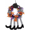 Veniec na dvere - 24 palcov Pumpkin veniec dekorácie na Halloween (Veniec na dvere - 24 palcov Pumpkin veniec dekorácie na Halloween)