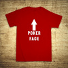 Poker Face, Barva Červená, Velikost XL Bezvatriko.cz 104032