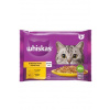 Whiskas Cat hydinový výber Kuracie Kačacie Morčacie v želé 4 x 85 g