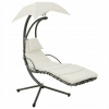 Záhradná hojdačka - Vidaxl Garden Swing, Cream-Gray, 190x90x20 (Vidaxl Garden Swing, Cream-Gray, 190x90x20)
