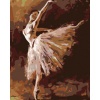 Maľovanie podľa čísel – Baletka stojaca na jednej nohe, 40 × 50 cm, napnuté plátno na ráme 8596530036494