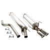 TA Technix sportovní nerezový catback výfuk Opel Astra G htb 1,4 / 1.6 / 1.8 / 2.0 / 2.2 (T98, 98-04), 2x 80 mm rovná nerezová koncovka s pertlem