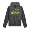 ALPINESTARS mikina RIDE 4.0, ALPINESTARS (šedá/žlutá/černá)