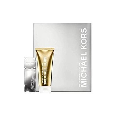 Michael Kors White Luminous Gold, Parfumovaná voda 50ml + telové mlieko 100ml pre ženy