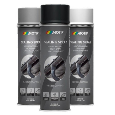Motip Sealing Spray tesniaci sprej čierny 500 ml, čierny
