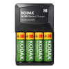 SAPRO Nabíjačka batérií sada Kodak K620 + 4ks AA 2100mAh nabíjacia batéria, AA, AAA