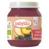 BABYBIO Bio jablko a čučoriedky 130 g