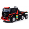 mamido Detský elektrický kamión Mercedes Axor LCD MP4 s návesom červený