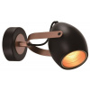 Candellux Anica nástenná lampa 1x40 W čierna-medená 91-81391
