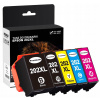 5x atrament do tlačiarne EPSON XP-6000 XP-6005 XP-6100 XP-6105 - náhrada za 202XL