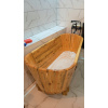 Drevená samostatne stojaca vaňa, ručne vyrobená (Drevená samostatne stojaca vaňa, ručne vyrobená)