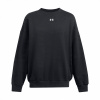 Dámske tričko Under Armour Rival Fleece OS Crew čierno/biele L