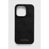 Puzdro na mobil Guess iPhone 15 Pro 6.1 čierna farba GUHCP15LP4EPMK ONE SIZE