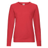 Ladies Lightweight Raglan Sweat , white, S Farba: Red, Velkost: L