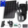 IP kamera Kamera SOLARNA bezprzewodowa WiFi CZARNA 8mp Solárna vonkajšia IP wifi kamera 8MP UHD karta