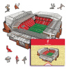 Fan-shop Dřevěné puzzle LIVERPOOL FC Anfield 270 ks