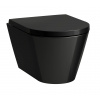 Laufen, Závěsný klozet rimless/compact, hluboké splachování H8203330000001 Varianta: Černá lesklá