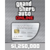 Grand Theft Auto V Online Great White Shark Cash Card 1,250,000$ GTA 5 (PC)