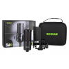 Shure SM4-K-KIT - kondenzátorový mikrofon, externě polarizovaný, rukojeť, popfiltr, pouzdro
