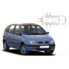 Slnečné clony na okná - RENAULT Scenic I. (1996-2003) - Komplet sada