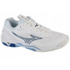 MIZUNO WAVE STEALTH 6 _42_ Pánske topánky na ručnú loptu, tkanina biela
