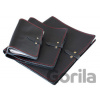 Set Diář A5, A6 a šanon A4 černý - Macoli Hand Made