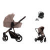 BEBETTO Pelpasso + Cybex Aton B2 i-Size 02 choco 2025