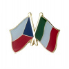 Odznak priateľstvo vlajka Českej republiky TalianskoB112