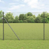 zahrada-XL Plot s stĺpmi Sivá 1.5 x 10 m Oceľ 3351821