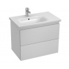Jika Mio skrinka pod asymetrické umývadlo 75x45 cm,2 zásuvky, Biela H40J7194015001