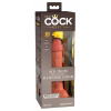 REALISTICKÉ DILDO Z DVOJITÉHO SILIKÓNU TMAVÉ
