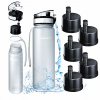 Filtračná fľaša Aquaphor City 0,5 l strieborná/sivá