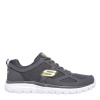 Skechers Flex Burns Agoura Trainers Mens Charcoal 10.5 (45.5)
