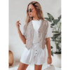 Biele látkové dámske šortky SY0438, sy0438-XXL XXL