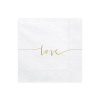 Party Deco SP33-22 Papierové servítky Love 33x33cm