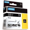 páska DYMO 1805435 PROFI D1 RHINO White On Black Vinyl Tape (12mm) (1805435)