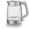 Tefal Glass Kettle KI605B30 rýchlovarná kanvica 1,7 L 2200 W Šedá, Strieborná, Priehľadná (7211419387)