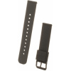 20 mm čierny silikónový remienok pre inteligentné hodinky R50
