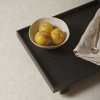 ferm LIVING Podnos Bon Large, dĺžka 47 cm, čierny, drevo - 3401