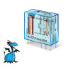 FINDER Relé 406290240000, 2P/10A, 250VAC, 24V DC