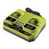 Elektrická nabíjačka Ryobi RC18240, 2 porty, 18V