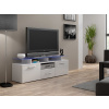 TV stolík Evora Mini (biela/biely lesk)
